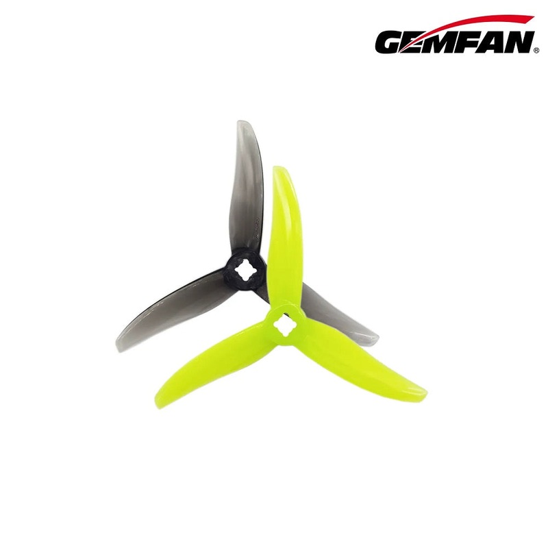 Gemfan Hurricane 3525 Durable Tri-Blade 3.5″ Propeller (2CW+2CCW) – Choose Your Color