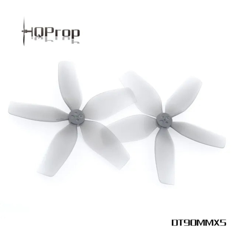 HQProp DT90MMX5 for Cinewhoop Grey (2CW+2CCW) – Poly Carbonate