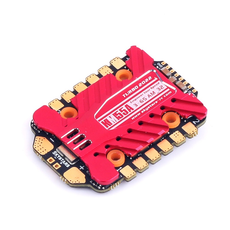 Skystars KM55A Turbo 2024 55A AM32 32bit 3-6S 4-in-1 ESC – 20x20mm