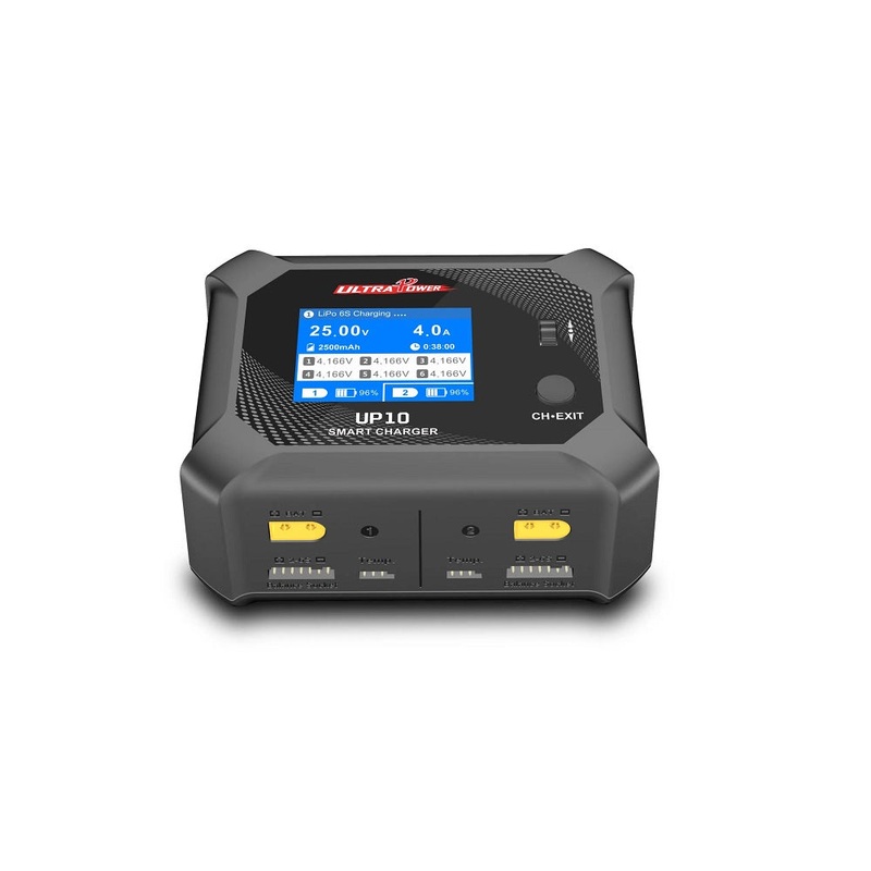 Ultra Power UP10 AC100W/ DC 2x100W 2 Channel AC/DC Smart Battery Charger