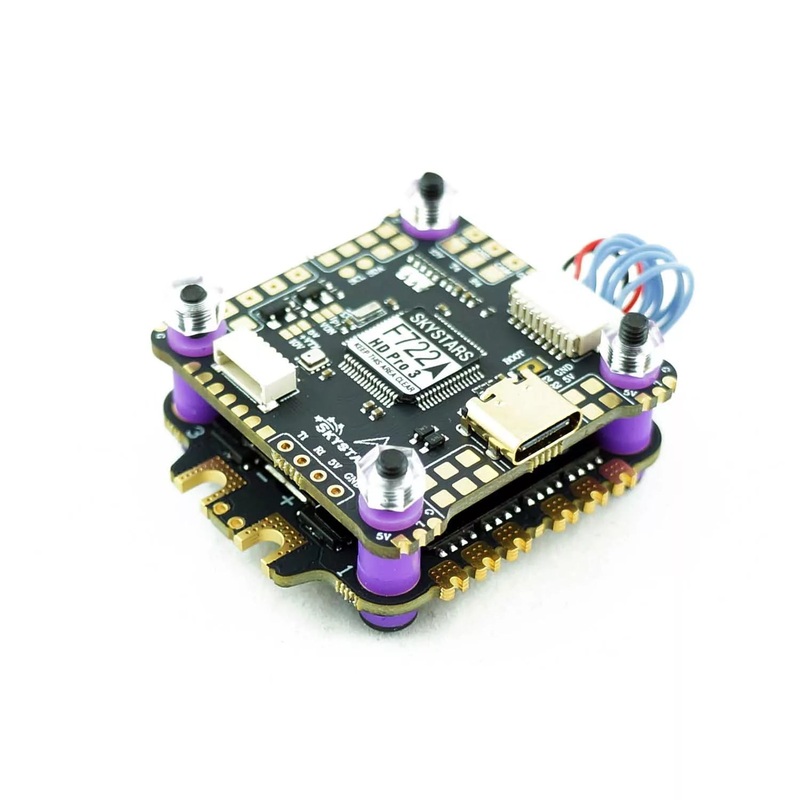 Skystars F7HD Pro4 Flight Controller, Support DJI KM60 Blheli_32 60A 4 in 1 ESC