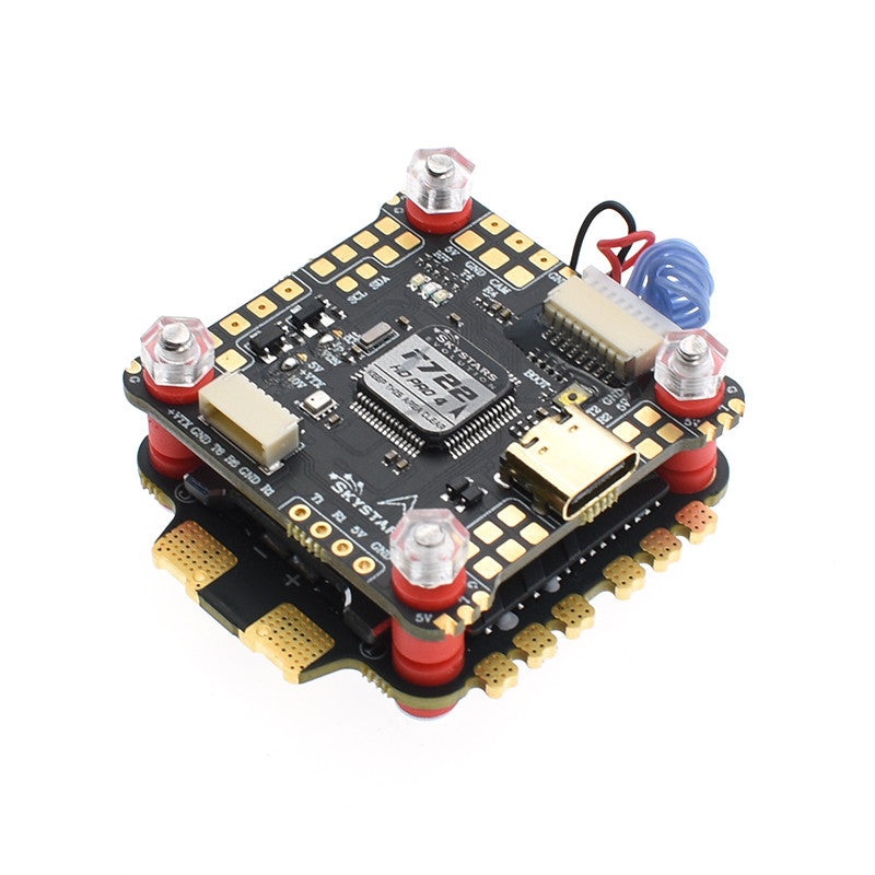 SkyStars Fly Stack – F722 HD Pro 4 OSD FC + KO45 45A 3-6S 4-in-1 BLHeli_32 128K ESC – 30×30