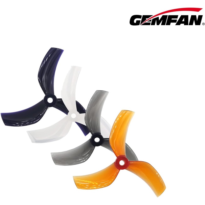 Gemfan D90 90mm 3.5″ 3-Blade Ducted Cinewhoop Propeller (Set of 4) – Black