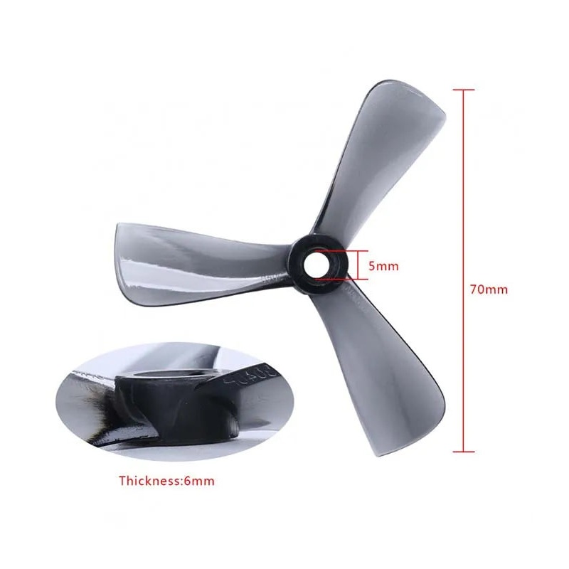 Nazgul Cine 3040 Props Propeller (2CW 2CCW/ set ) (Black)