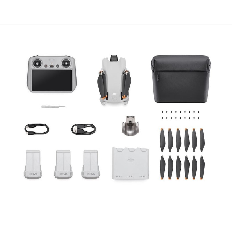 DJI Mini 3 | 4K HDR Camera Drone | Fly More Combo with DJI-RC Screen Controller