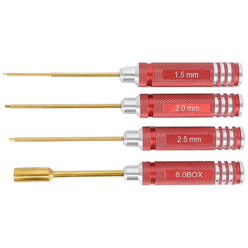 Hex Screw Driver Titanium Wrench Tools Kit