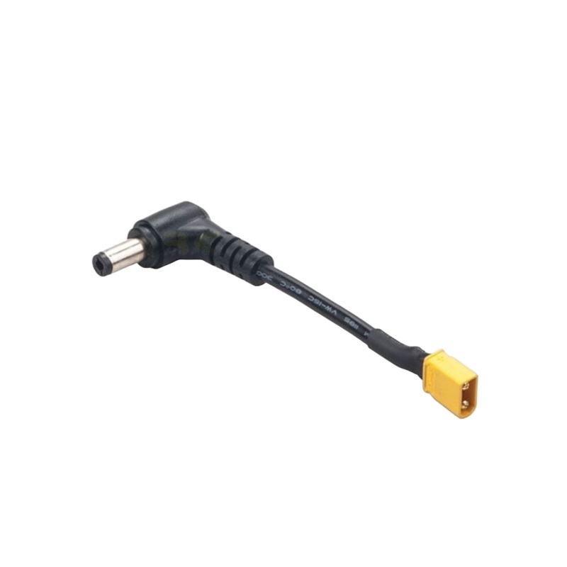 RJXHOBBY XT30 Male Plug to DC 5.5mm x 2.5mm Male Adapter Cable (2cm)