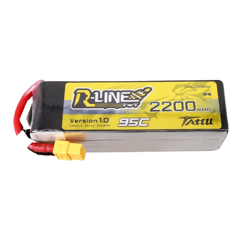 Tattu R-Line 2200MAH 6S 95C LiPo XT60