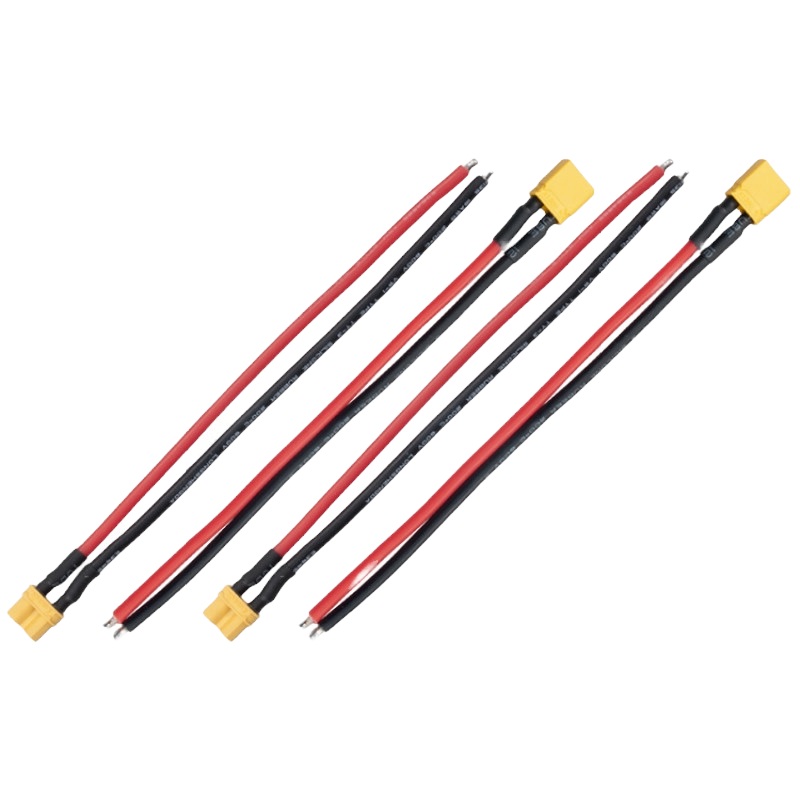 XT30U Female Male Connector with 150mm 16AWG Wire (2-Pairs)