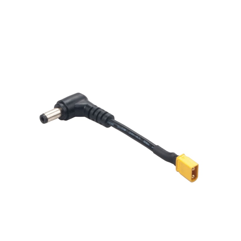 XT30U Male Plug DC 5.5mm x 2.5mm Male Adapter (4cm)