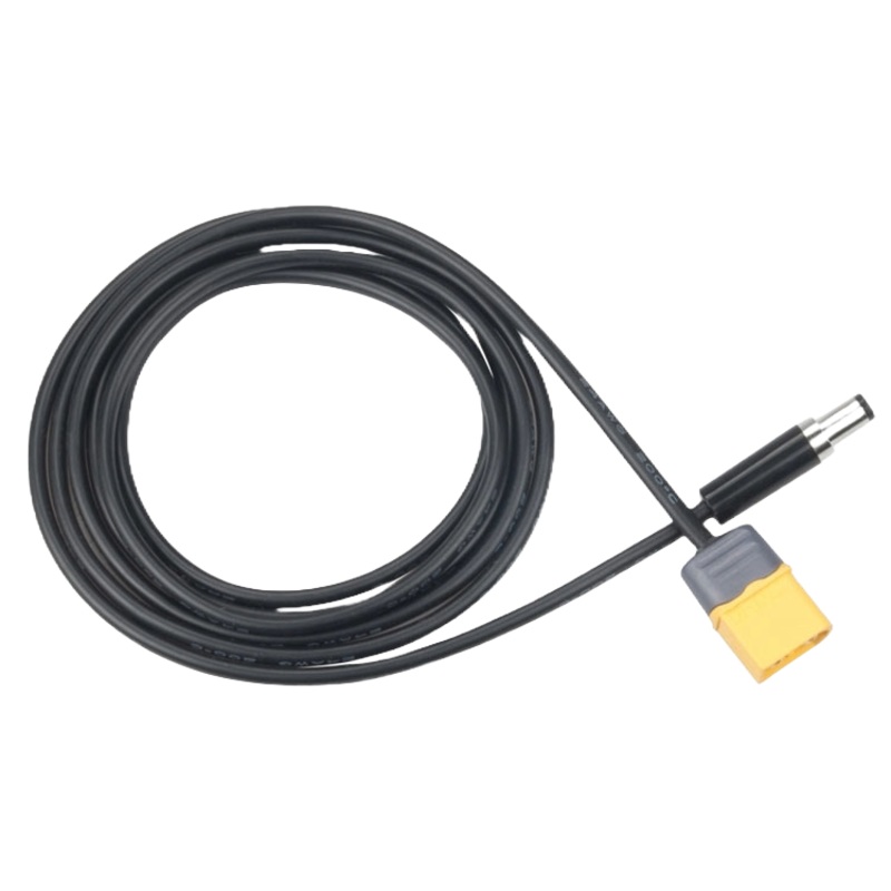 XT60 Male Bullet Connector to Male DC 5.5mm X 2.5mm DC5525 Power Cable for TS100