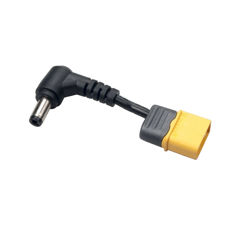 XT60 Male Plug DC 5.5mm x 2.5mm Male Adapter (2cm)