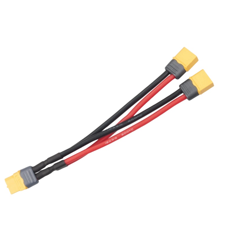 XT60 Parallel Battery Connector Cable Dual Extension Y Splitter Male to Female