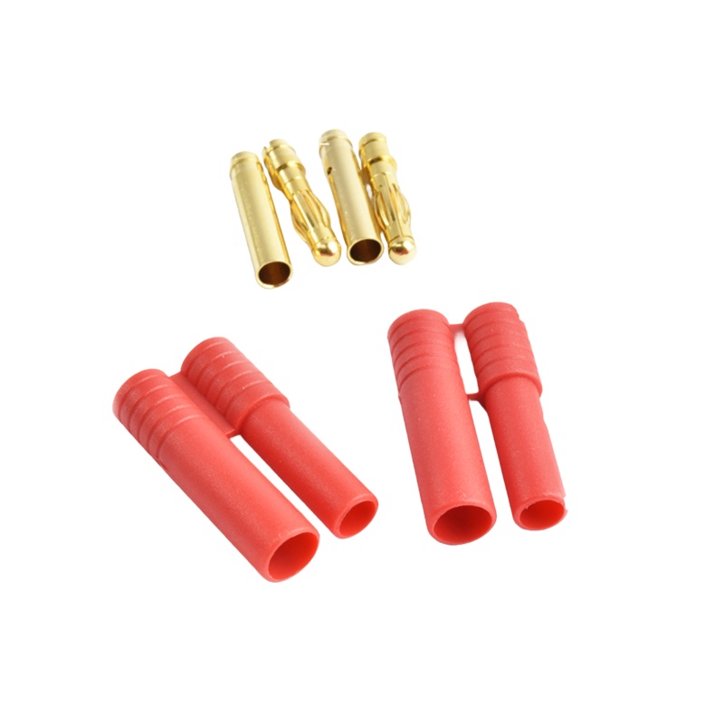 HXT 4mm Gold Plated Connector W/Housing (10-Pairs)