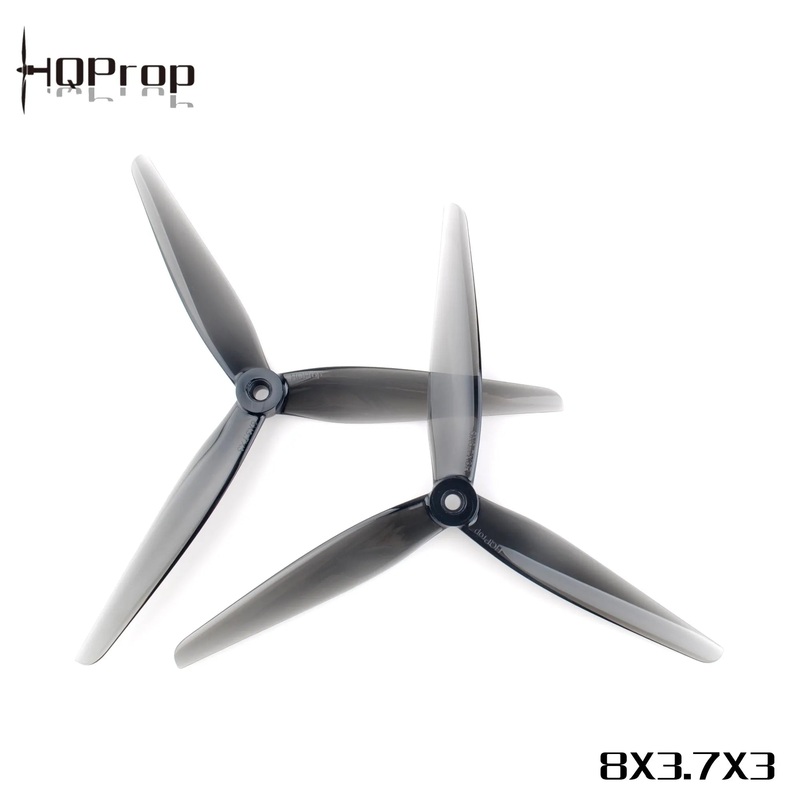 HQProp 8X3.7X3 Grey Propellers