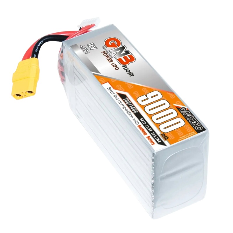 GNB 6S 22.8V HV 9000mAh 70C RC LiPo Battery XT90
