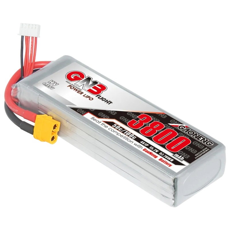GNB LiHV 4S 15.2V 3800mAh 50C LiPo Battery XT60