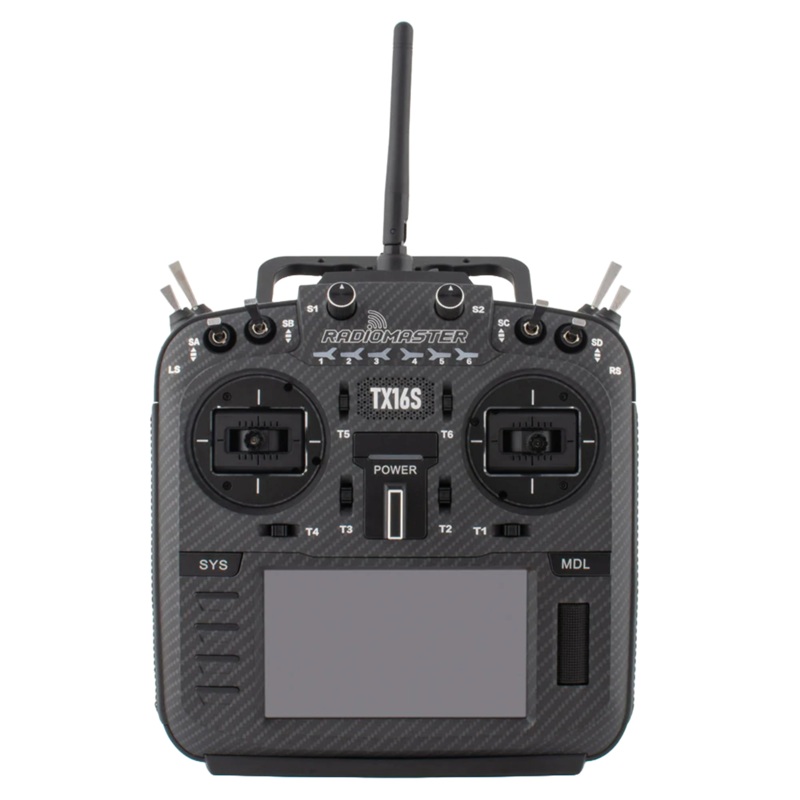 TX16S Mark II Max Radio Controller ELRS Carbon Black