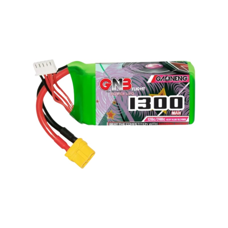 GNB 1300mah 4S1P 14.8V 120C XT60