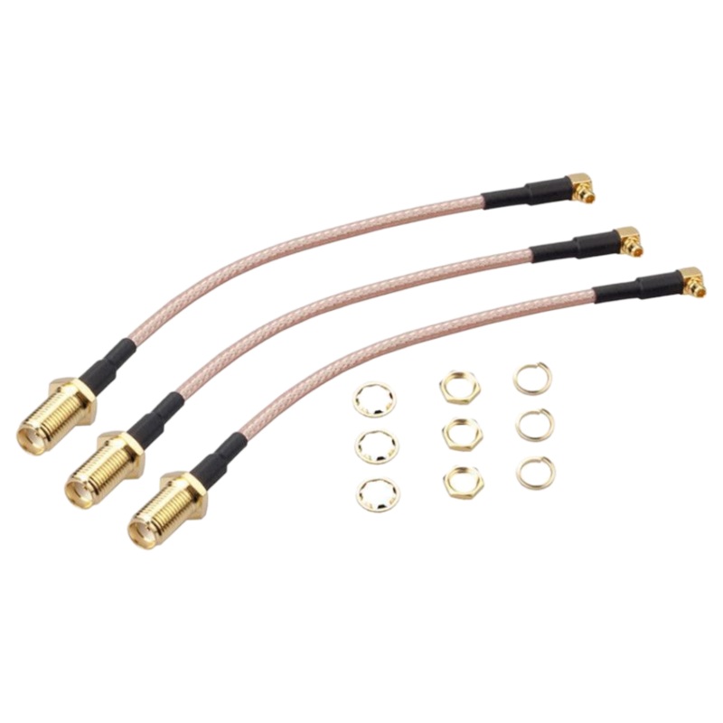 120mm RF RG316 Pigtail SMA Female Antenna Connector to MMCX Coaxial Cable Adapter