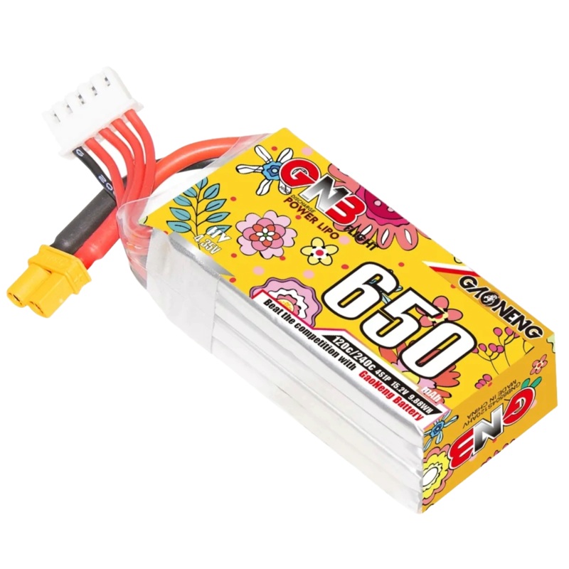 GNB 650MAH 4S 120C HV LIPO XT30