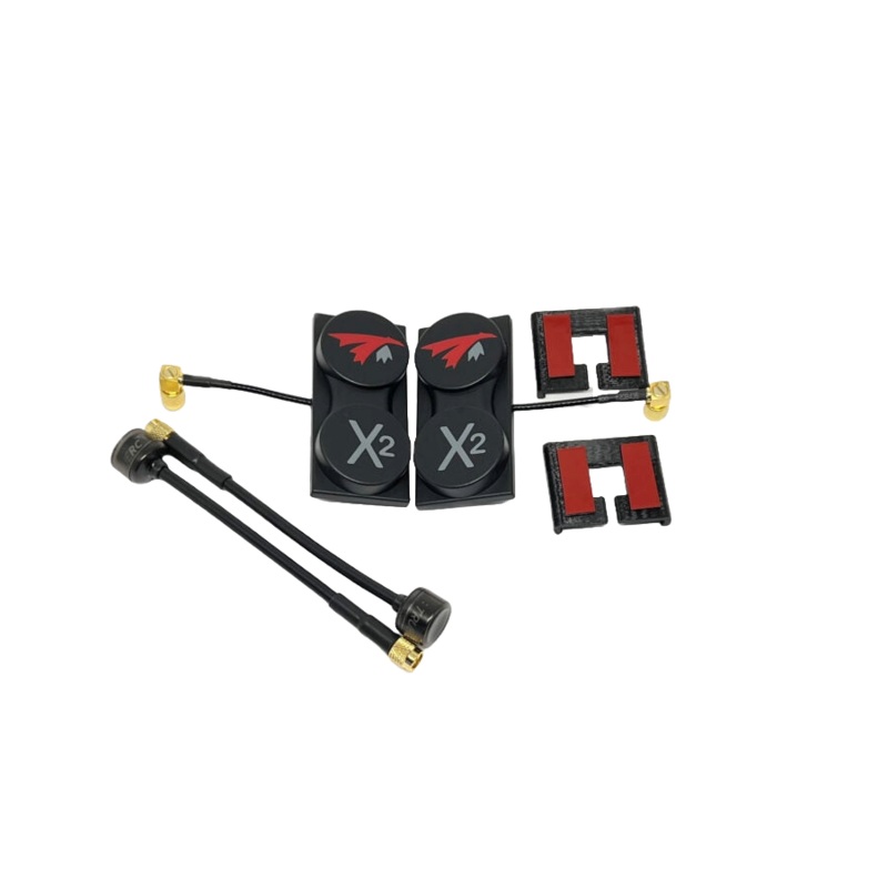 X-AIR 5.8 MK II Pair for HDZero VRX 4 (W/CORE Antennas)