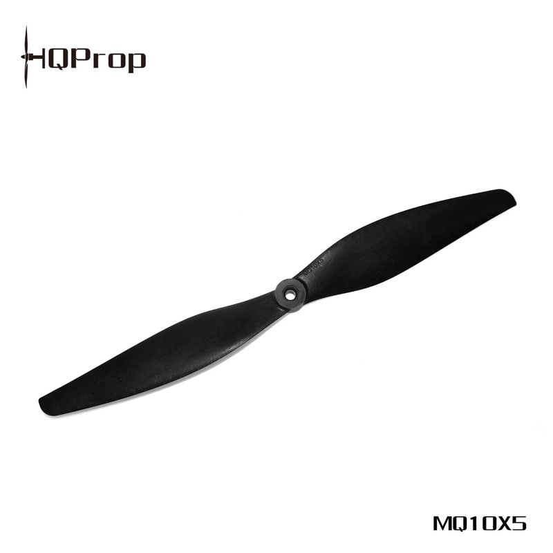 HQ MacroQuad Prop 10X5(1CW+1CCW) Black-Glass Fiber Reinforced Nylon Pair