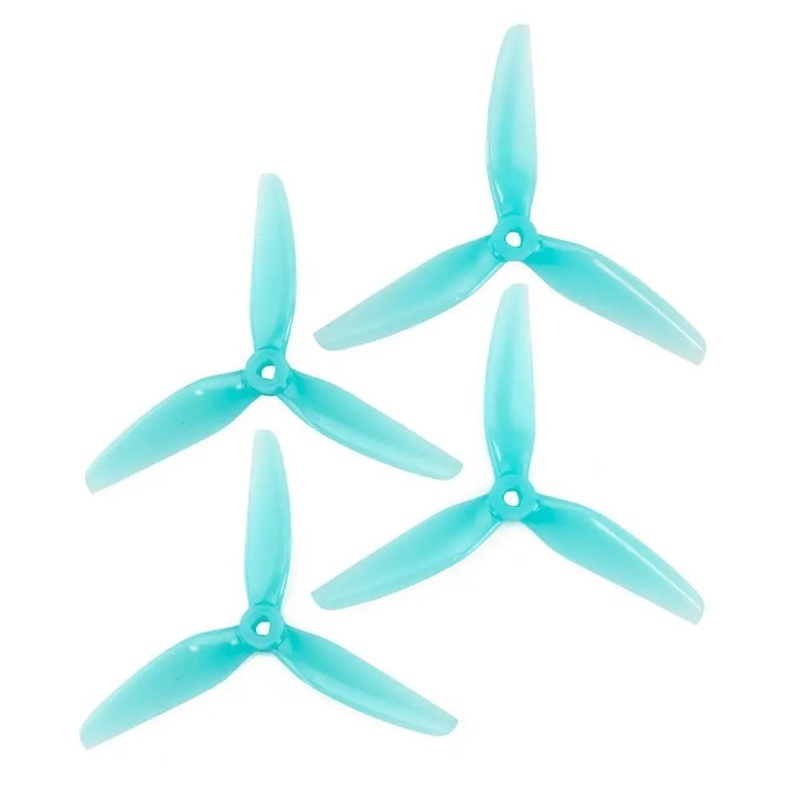 HQProp DP 5.5X3.5X3 PC Propeller (Set of 4 – Light Blue)