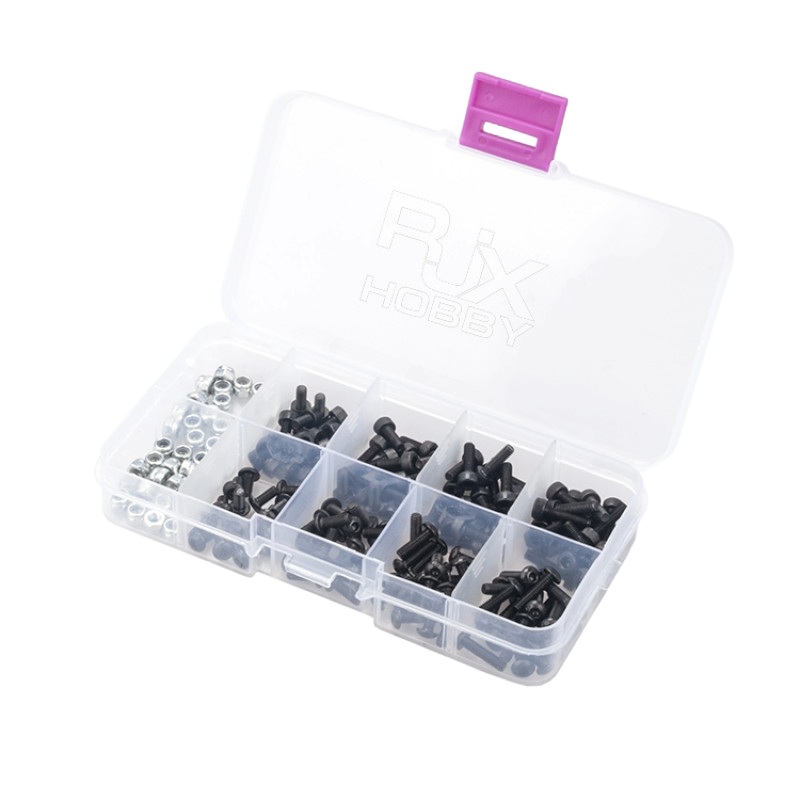 160pcs M3 x 6mm/8mm/10mm/12mm Hardware Set