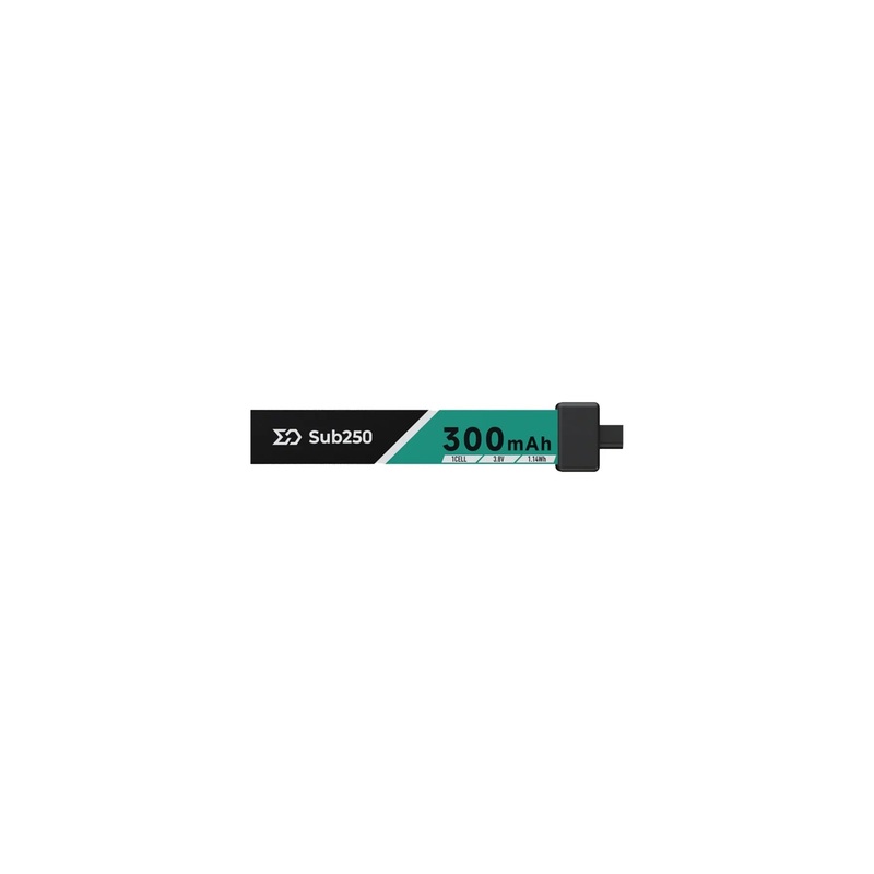 Sub250 1S 300mAh 75 C Battery
