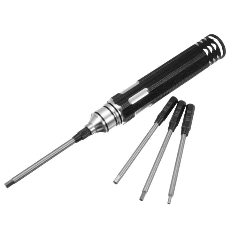 4-in-1 Emax Hexagon Socket Screwdriver Set (H1.5 H2.0 H2.5 H3.0mm)