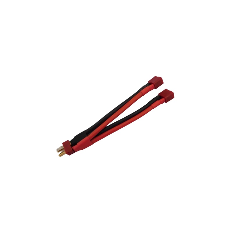 Deans 2P Battery Harness 2 for Parallel Batteries 14AWG (10cm)