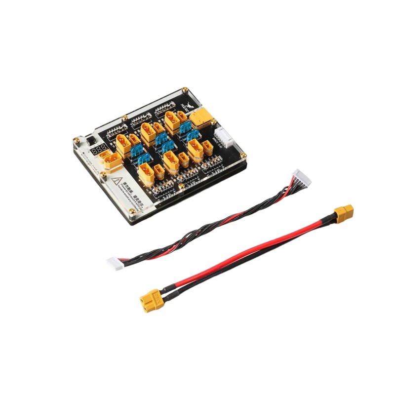 HGLRC Thor Pro Balance Charging Board XT30/XT60 w/Integrated Discharger 6 Ports
