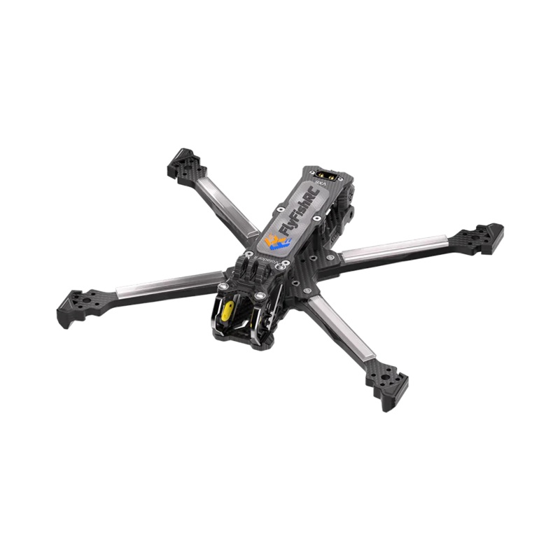Volador II VX6 O4 FPV Freestyle T700 Frame Kit Black