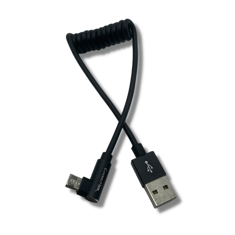 ConnecThor USB 2.0 – Micro USB Coiled Cable