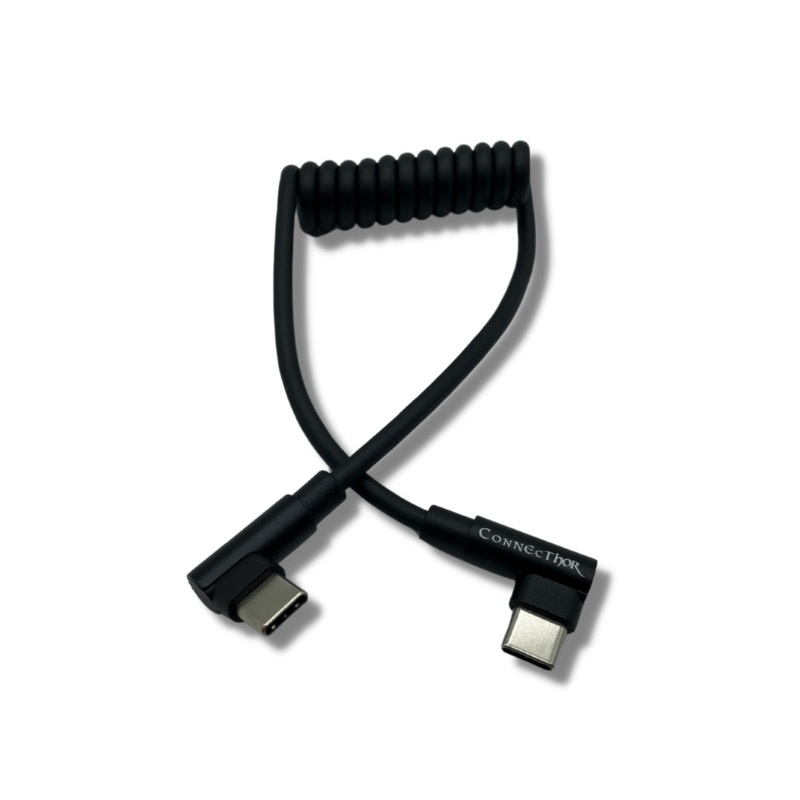 ConnecThor USB Type C – Type C Coiled Cable