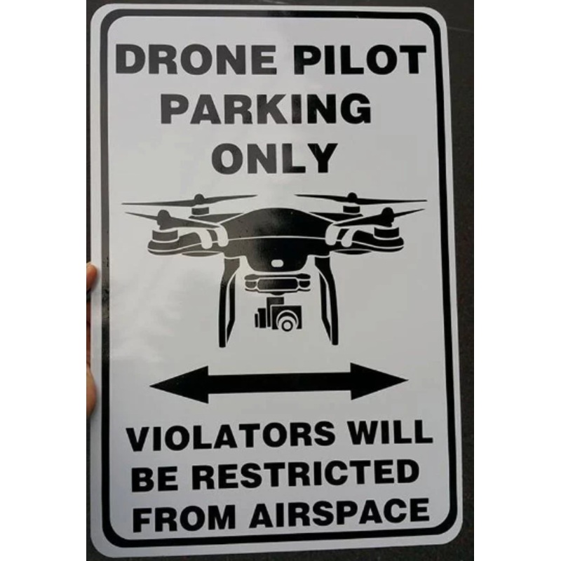 Drone Parking Sign