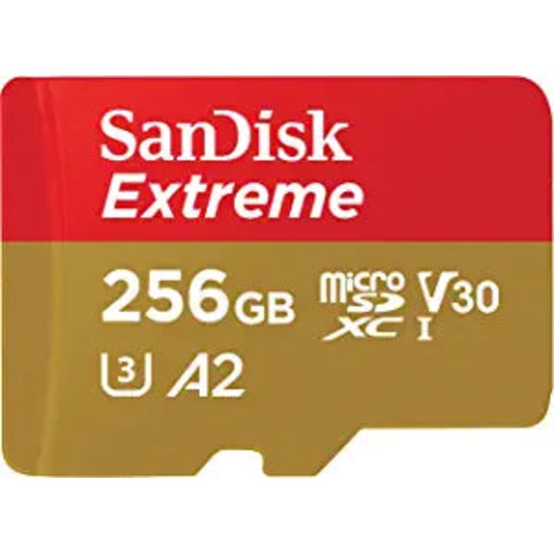 SanDisk – 256GB Extreme MicroSDXC UHS-I Memory Card