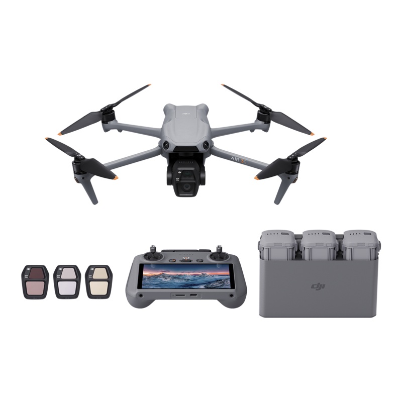 DJI – Air 3S Fly More Combo (DJI RC 2)