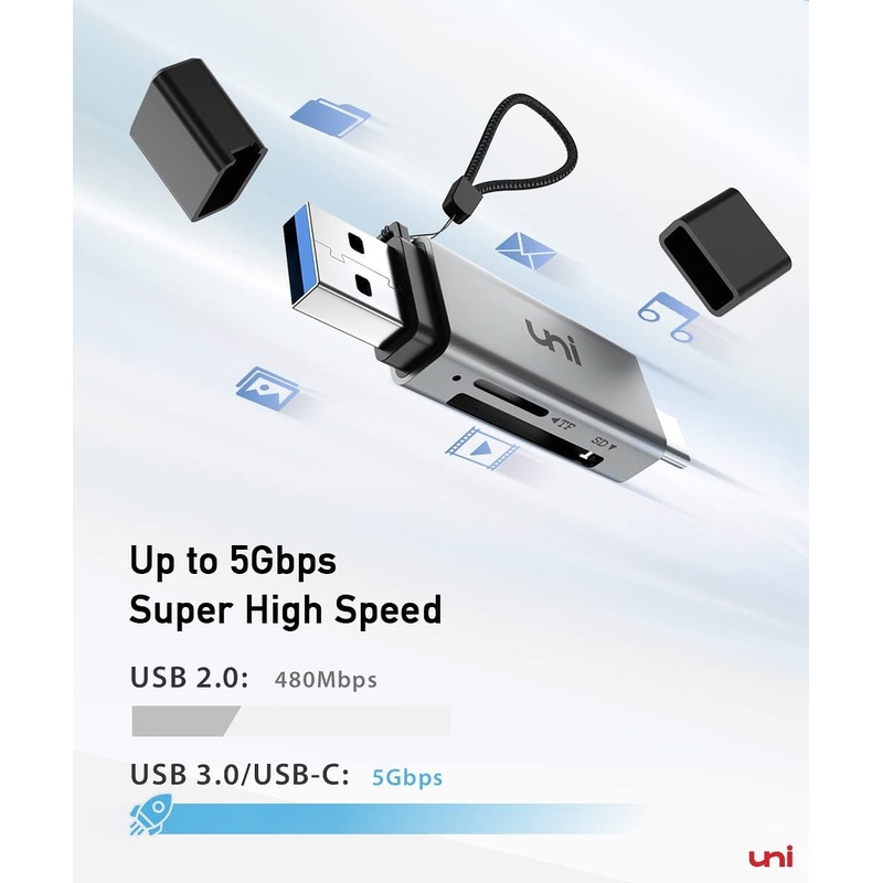 High-Speed USB C to Micro SD Card Adapter