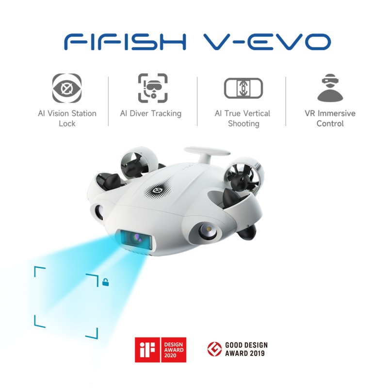 Qysea – FiFish V-EVO Standard package Removable SD card