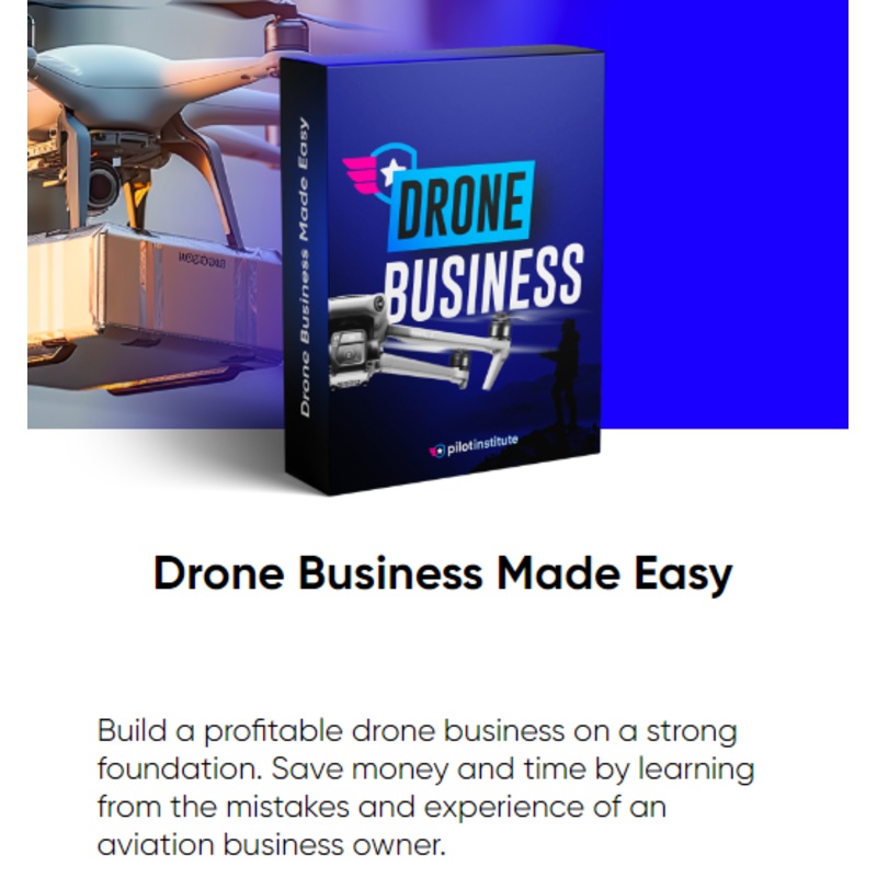 Training – Drone Business Made Easy (Online, Self Paced)
