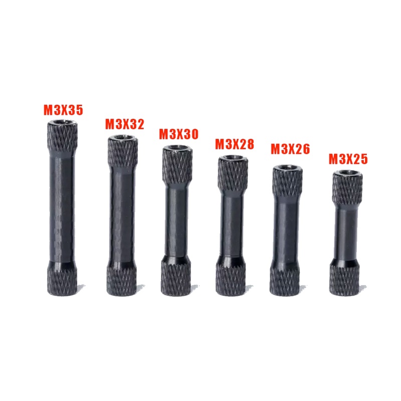 M3 Knurled Alum Alloy Standoff – 10pcs